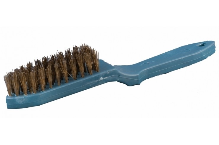 Drótkefe műanyag nyéllel saválló